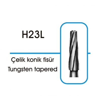 Çelik Konik Fisür H23L